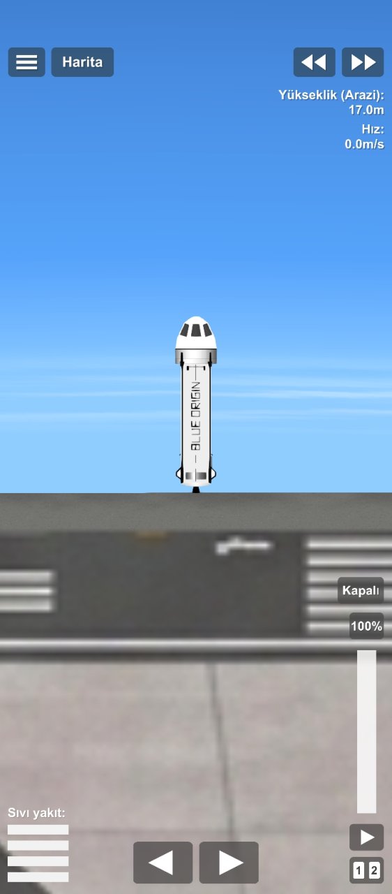 New shepard V1.1 Spaceflight Simulator