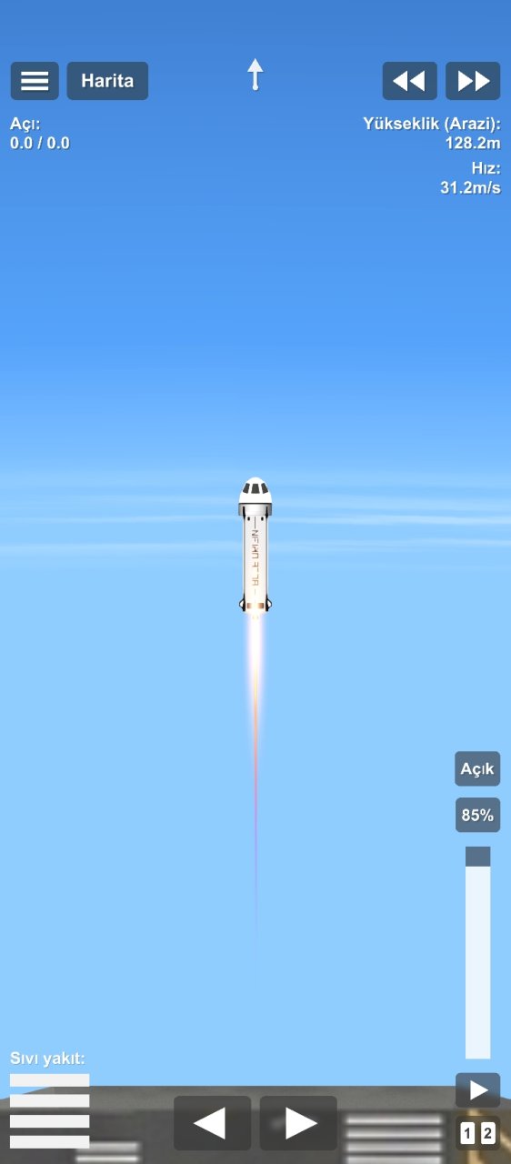New shepard V1.1 Spaceflight Simulator