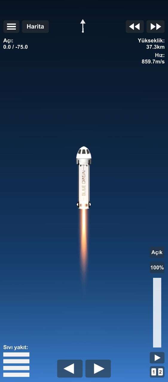 New shepard V1.1 Spaceflight Simulator