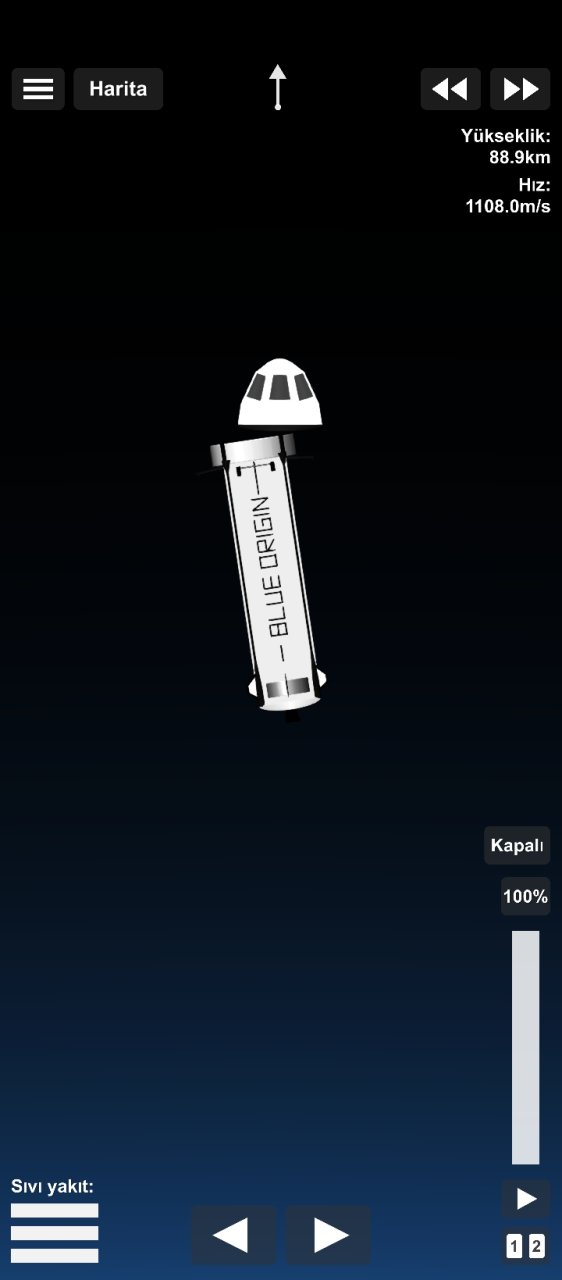 New shepard V1.1 Spaceflight Simulator