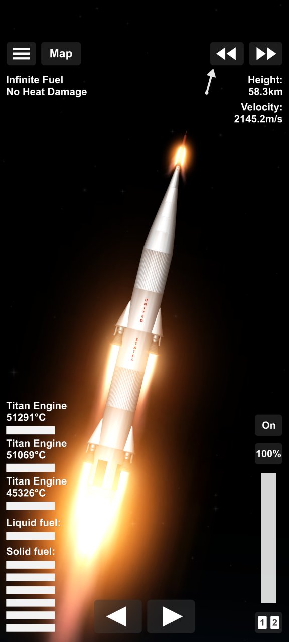 Nuclear missile Spaceflight Simulator