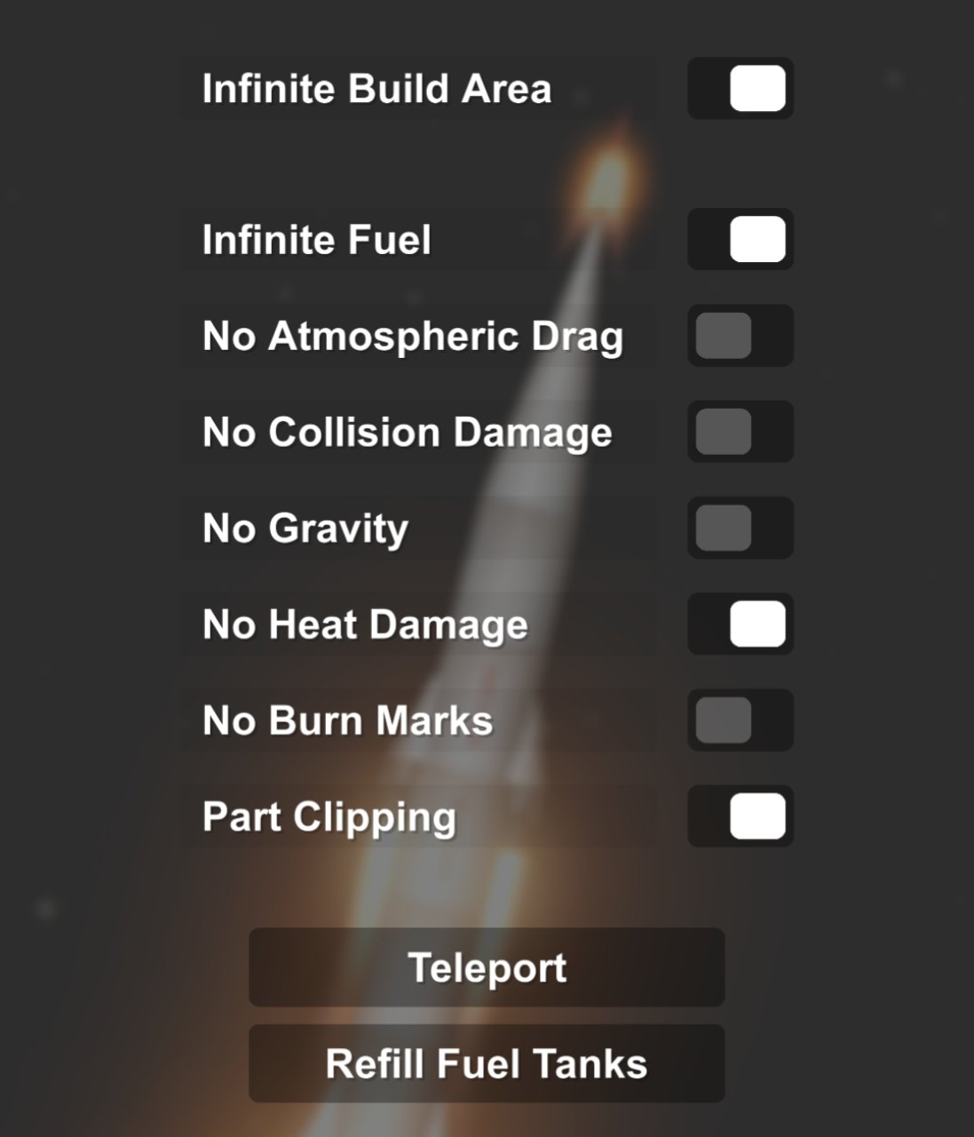 Nuclear missile Spaceflight Simulator