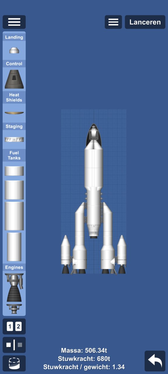 Apollo lander Blueprint for Spaceflight Simulator / SFS BP