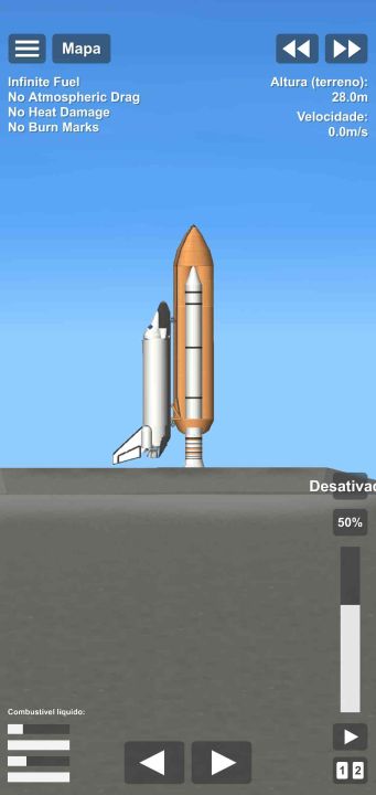 Onibus espacial Blueprint for Spaceflight Simulator / SFS BP