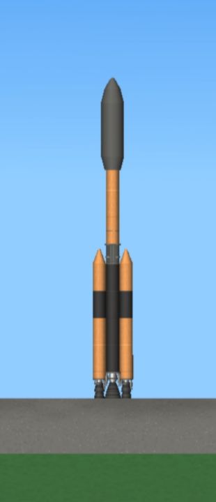 Orbital Rocket Blueprint for Spaceflight Simulator / SFS BP