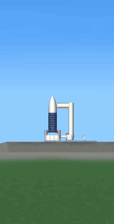 OrbitShip v1 Blueprint for Spaceflight Simulator / SFS BP