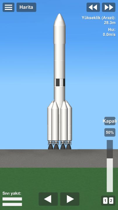 Payload Rocket Blueprint for Spaceflight Simulator / SFS BP