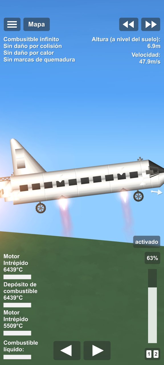 Plane Spaceflight Simulator