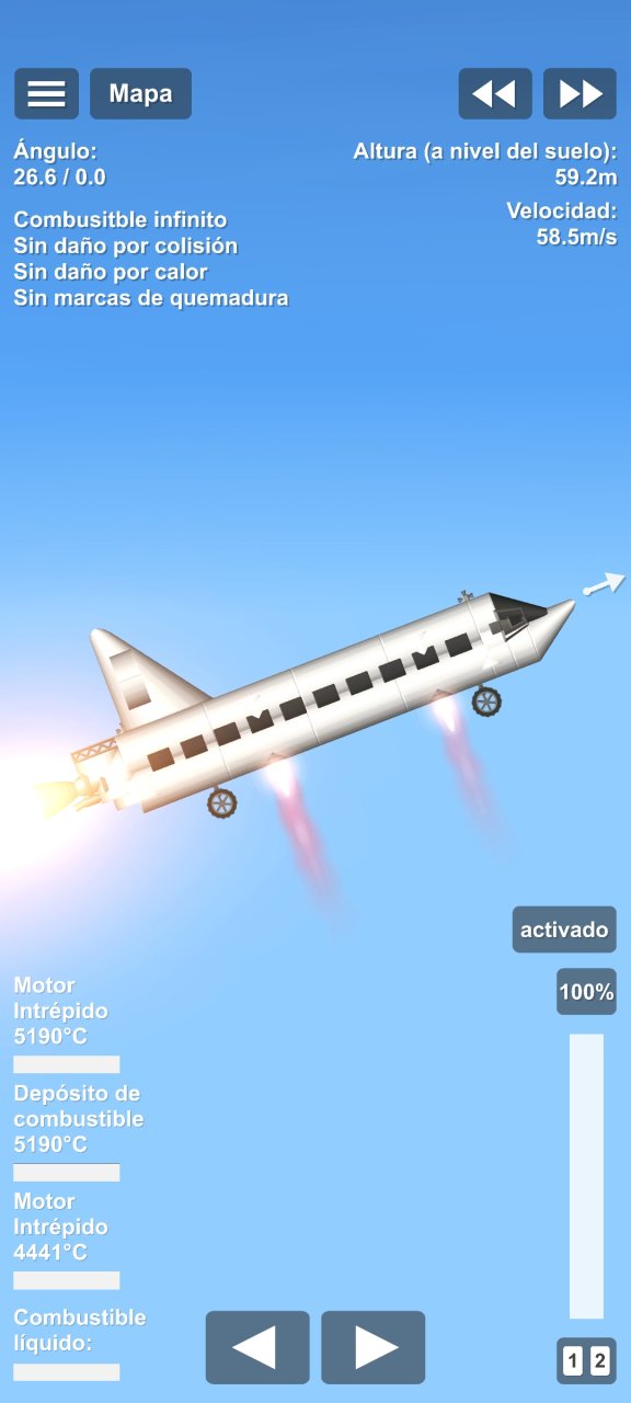 Plane Spaceflight Simulator