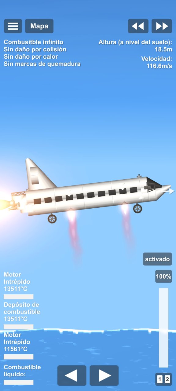 Plane Spaceflight Simulator