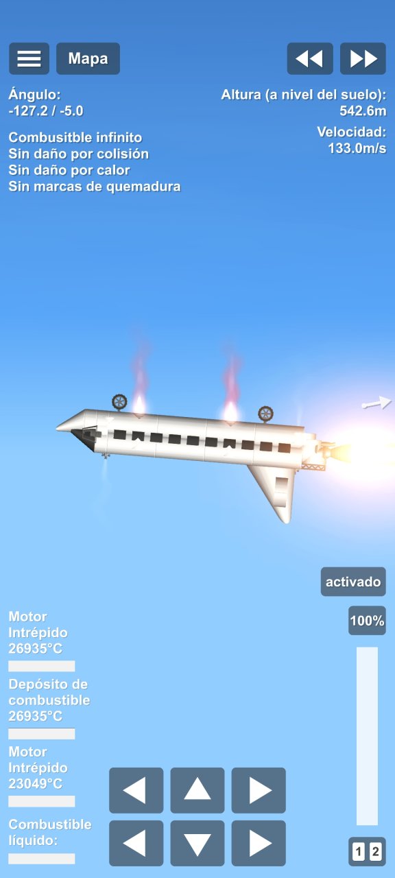 Plane Spaceflight Simulator
