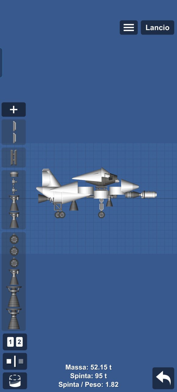 plane with missile for Spaceflight Simulator
