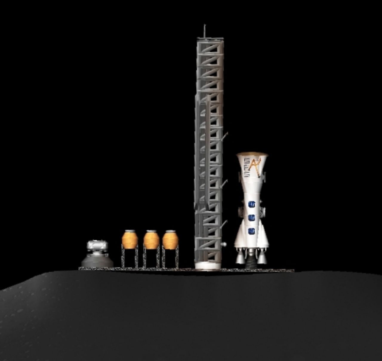 planetary station Blueprint for Spaceflight Simulator / SFS BP