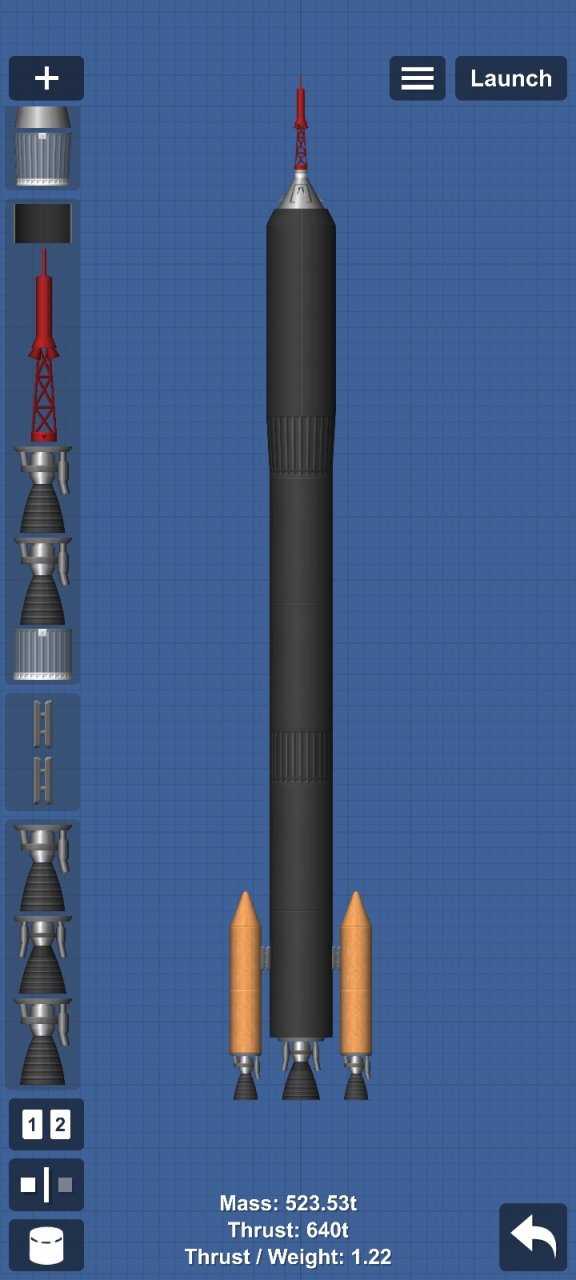 pluto rocket Spaceflight Simulator