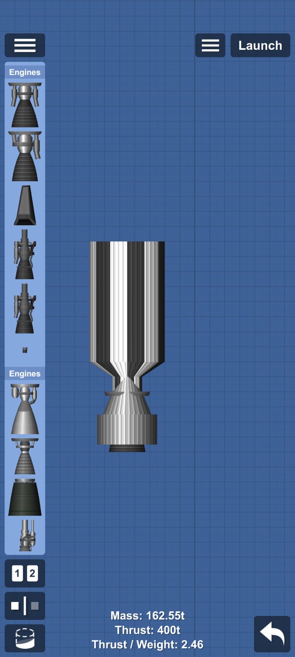 Powerfullll engine for Spaceflight Simulator