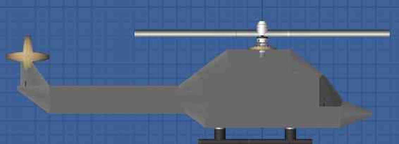 Helicopter Blueprint for Spaceflight Simulator / SFS BP