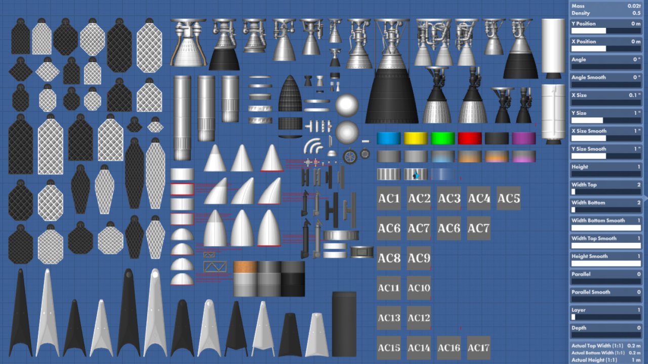 procedural parts 1.5 by:oanoal Spaceflight Simulator