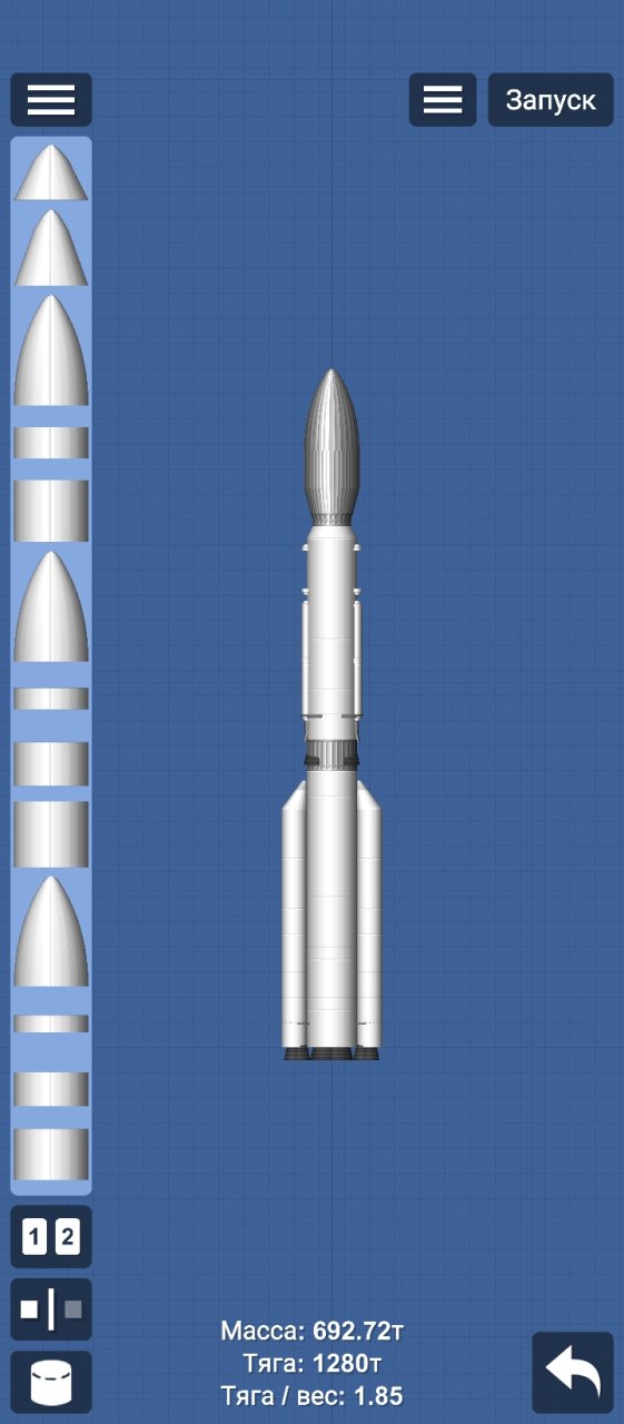 Proton-k Blueprint for Spaceflight Simulator / SFS BP