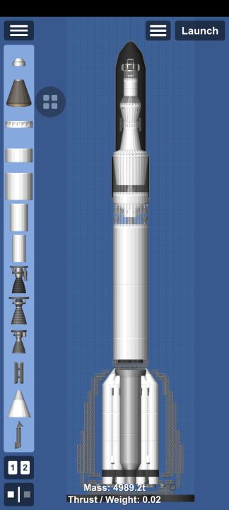 proton m - venera 9 Blueprint for Spaceflight Simulator / SFS BP