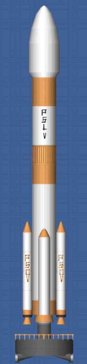 PSLV XL With Mangal yaan Blueprint for Spaceflight Simulator / SFS BP