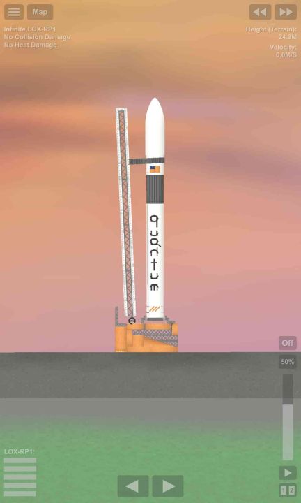 Quantum Rocket Blueprint for Spaceflight Simulator / SFS BP