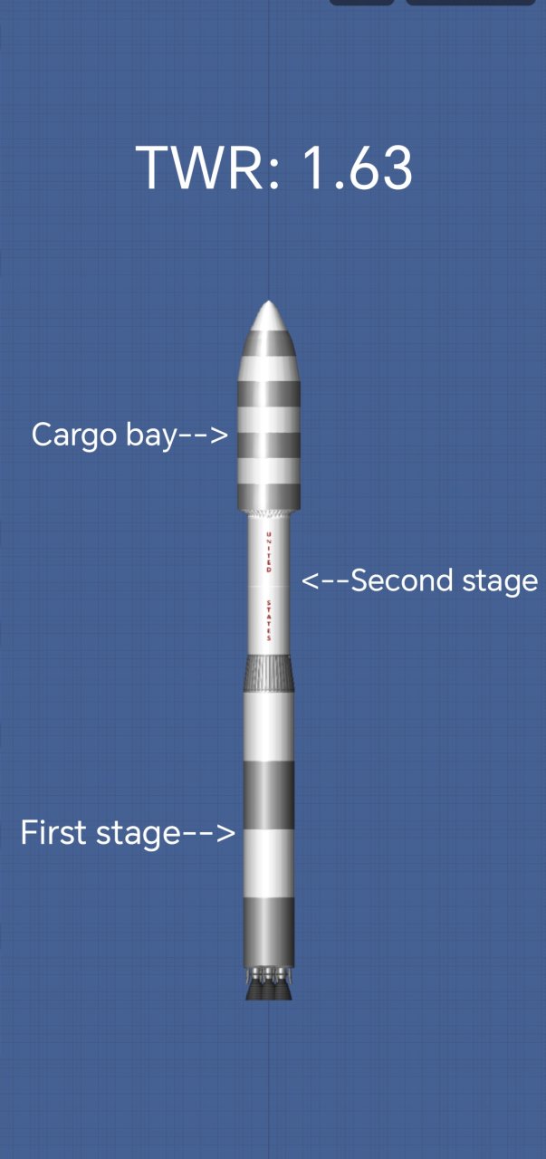 Quite big cargo Rocket DLC for Spaceflight Simulator