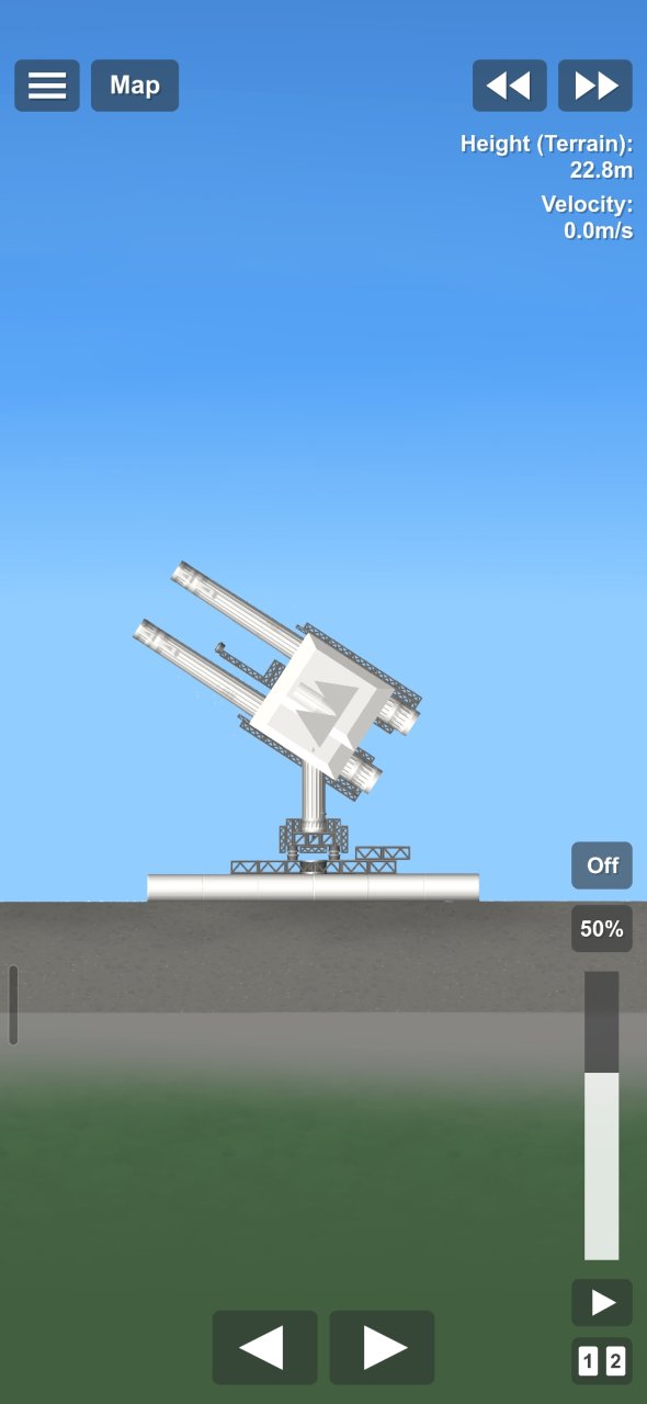 Rail cannon Spaceflight Simulator