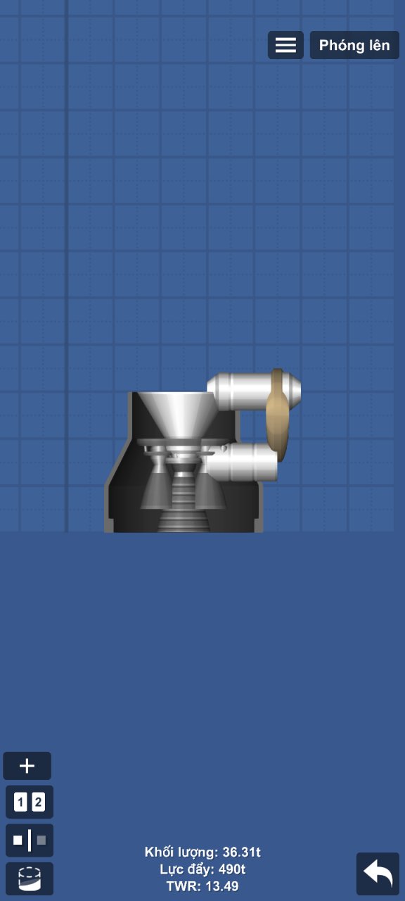 raptor engine v4 490t for Spaceflight Simulator
