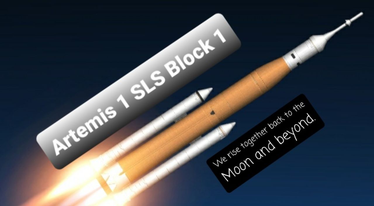 Realistic Artemis 1 SLS Block for Spaceflight Simulator • SFS UNIVERSE