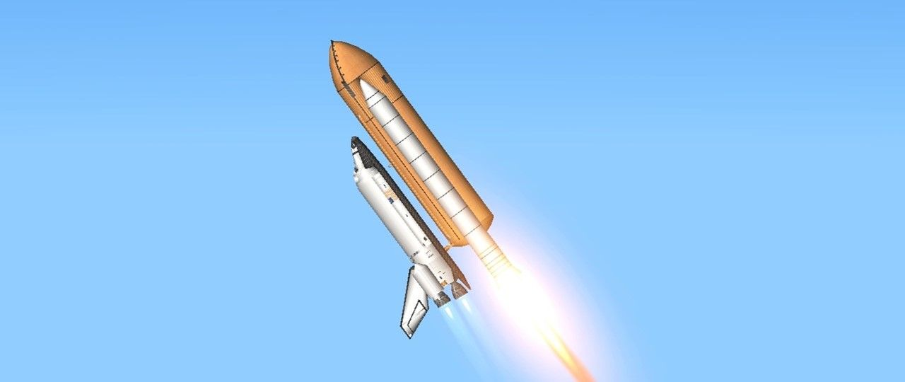 Realistic Space Shuttle Blueprint for Spaceflight Simulator / SFS BP