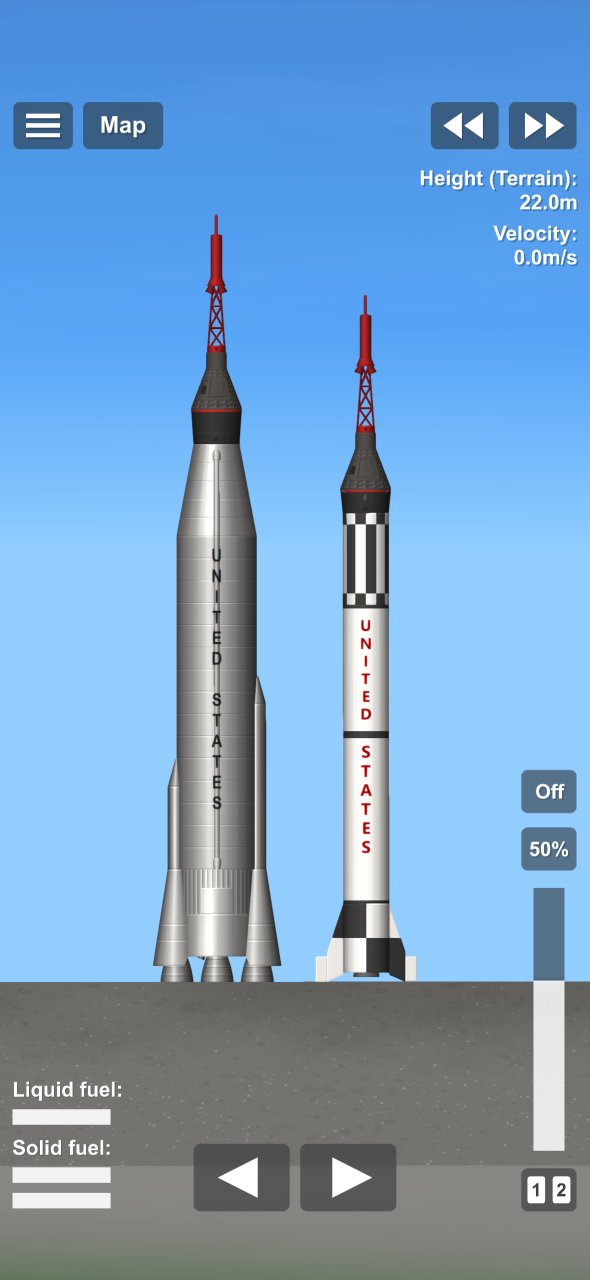 Redstone + Atlas Prebuilt Spaceflight Simulator