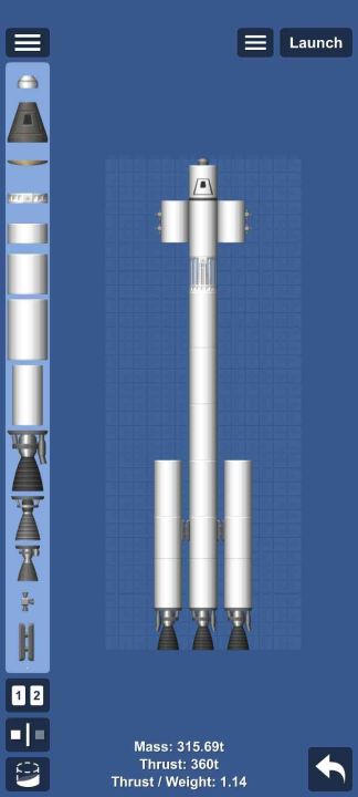 Refuel of my ISS model Blueprint for Spaceflight Simulator / SFS BP