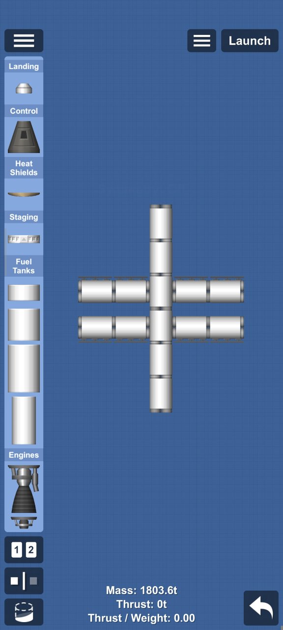 Refuel orbital Station Spaceflight Simulator