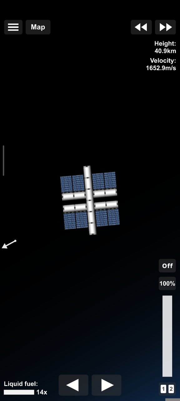 Refuel orbital Station Spaceflight Simulator