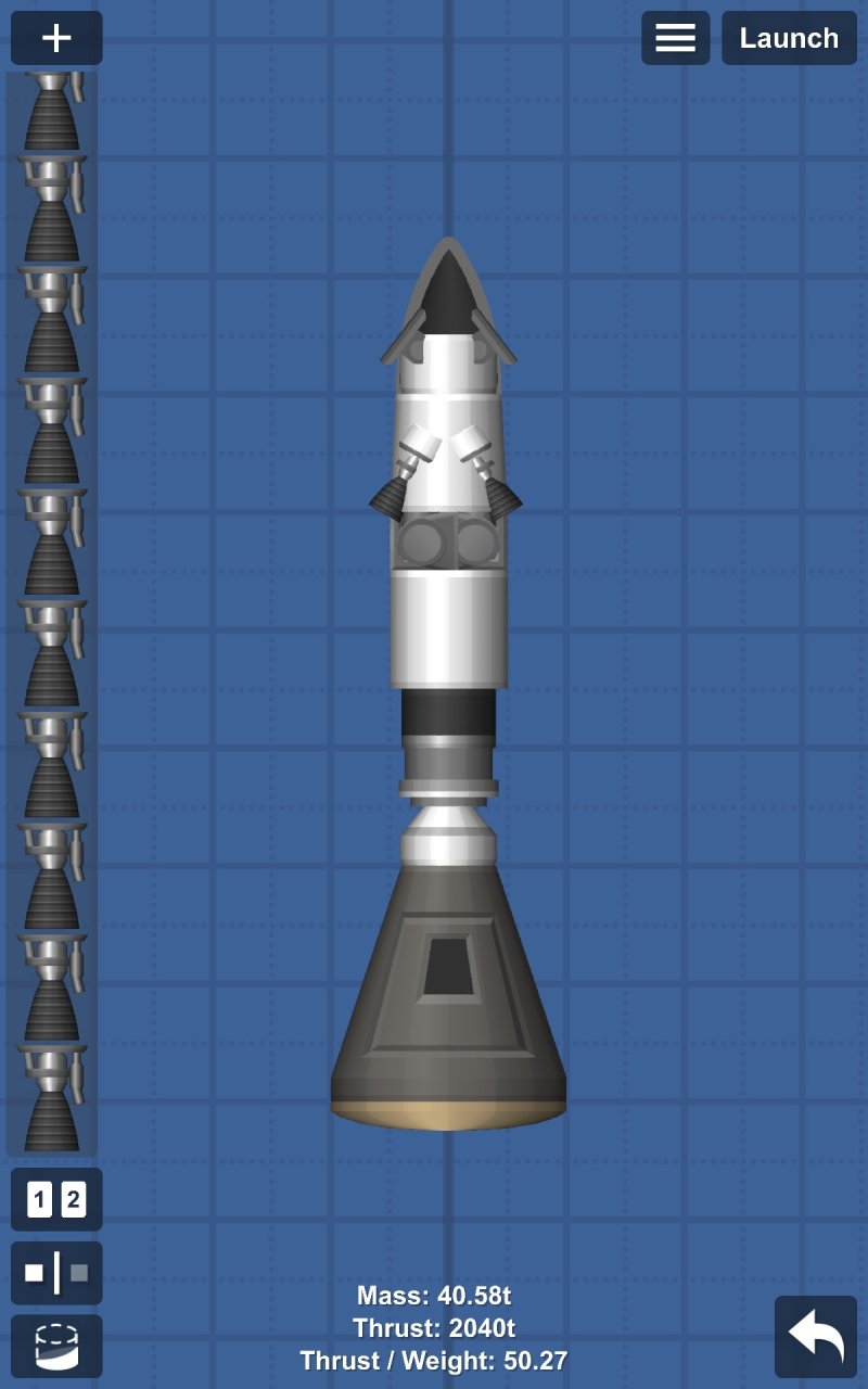 Reusable launch abort system Spaceflight Simulator