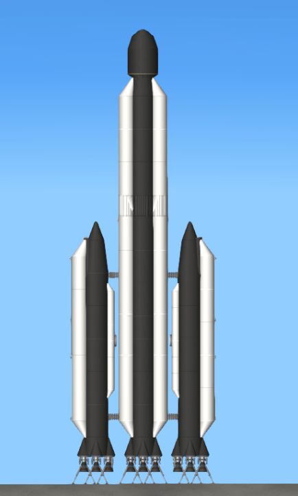 Reusable launch vehicle Blueprint for Spaceflight Simulator / SFS BP