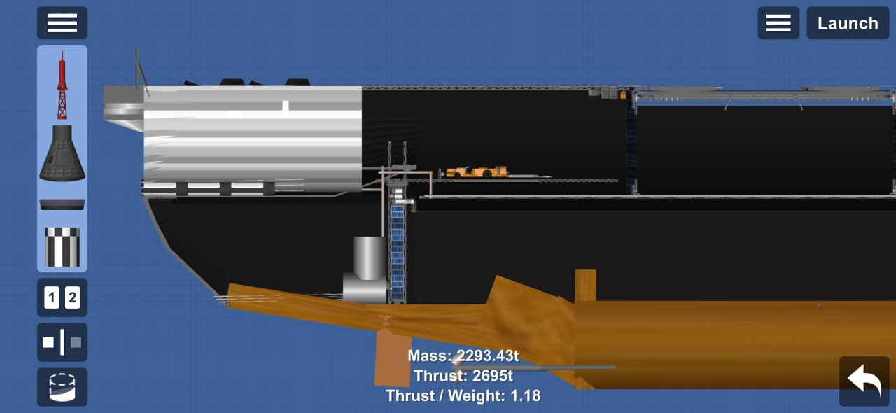 Plane Blueprint for Spaceflight Simulator / SFS BP