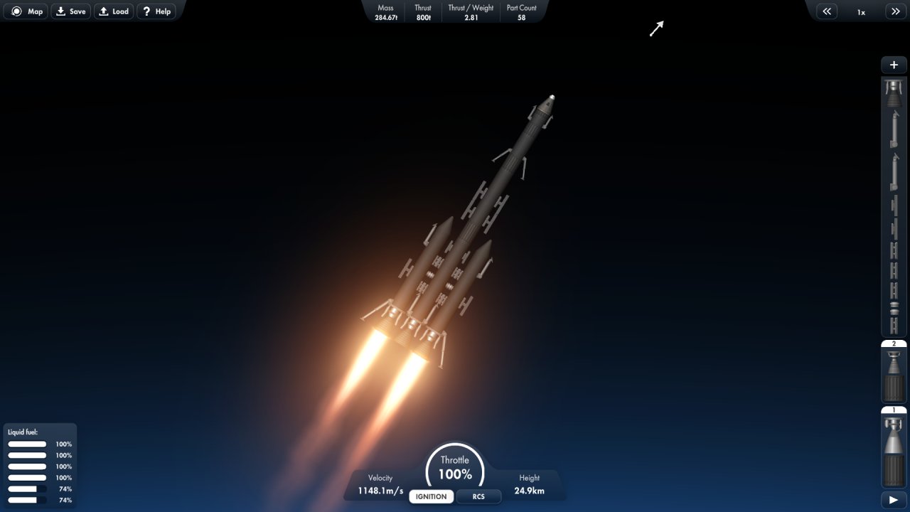 RicaLiao - Starter Rocket Spaceflight Simulator
