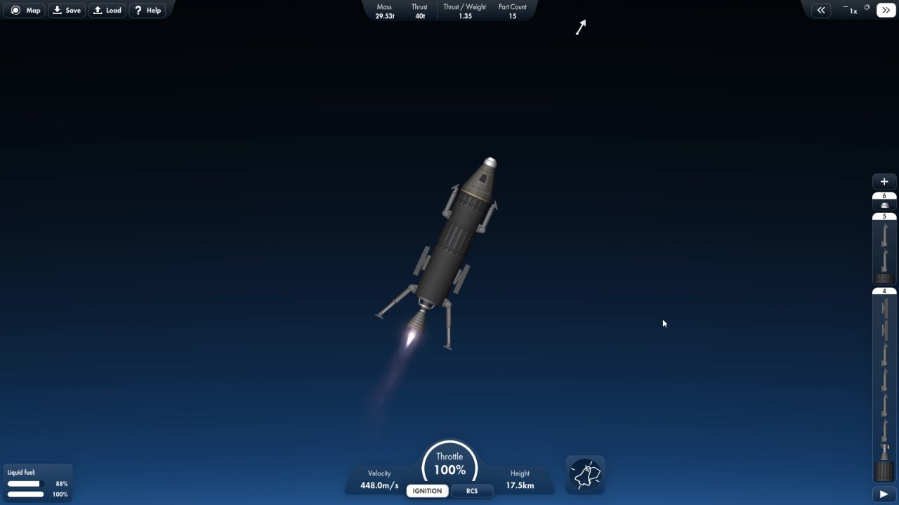 RicaLiao - Starter Rocket V2 Spaceflight Simulator