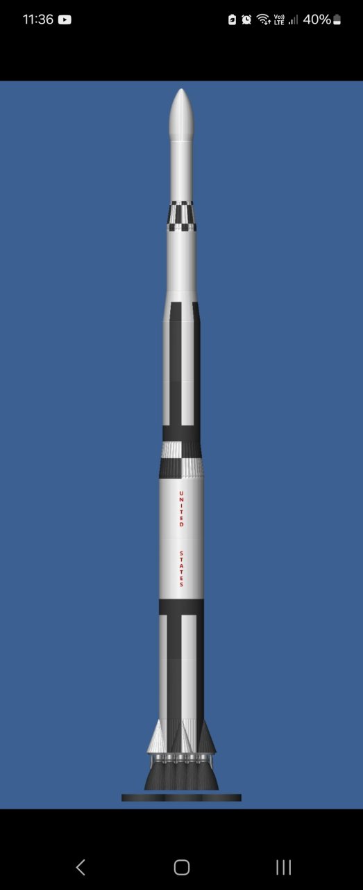 Rocket Blueprint for Spaceflight Simulator / SFS BP