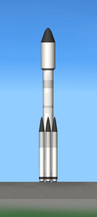 Rocket: Ecap S-40 Blueprint for Spaceflight Simulator / SFS BP