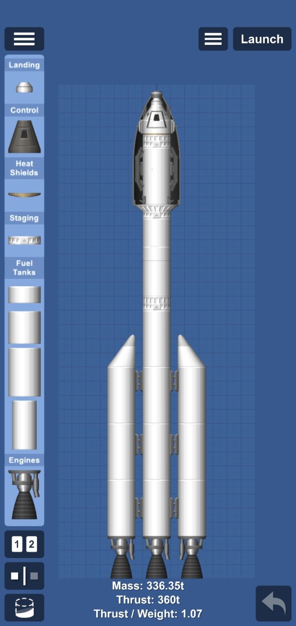 rocket for moon (NO DLC) Spaceflight Simulator