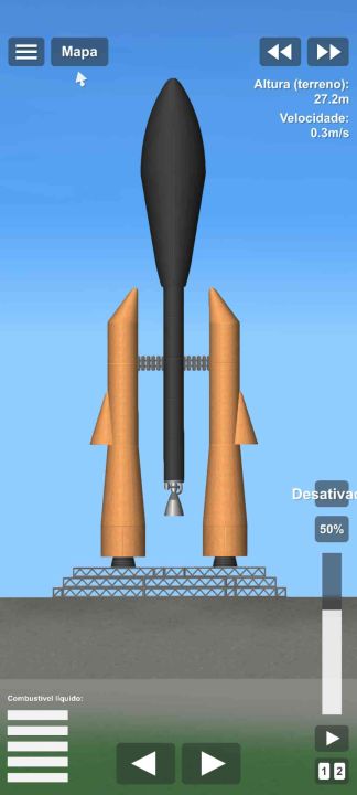 Rocket idk (from missions) Blueprint for Spaceflight Simulator / SFS BP