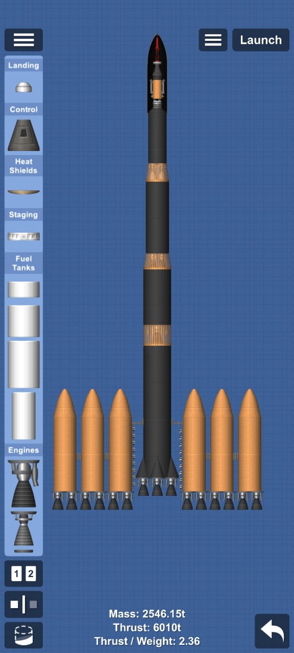 Rocket that can go anywhere for Spaceflight Simulator