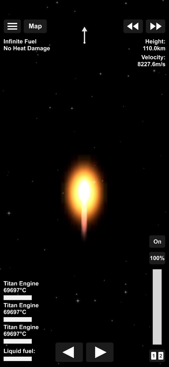 rocket with 32 engines Spaceflight Simulator
