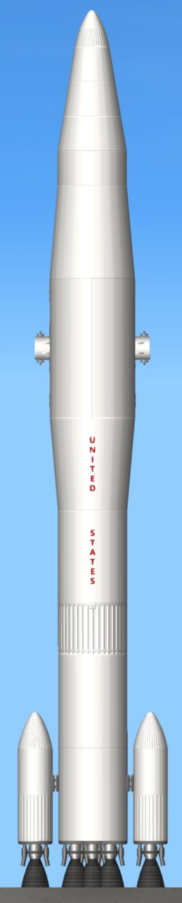 Rocket with 8 satellites Spaceflight Simulator