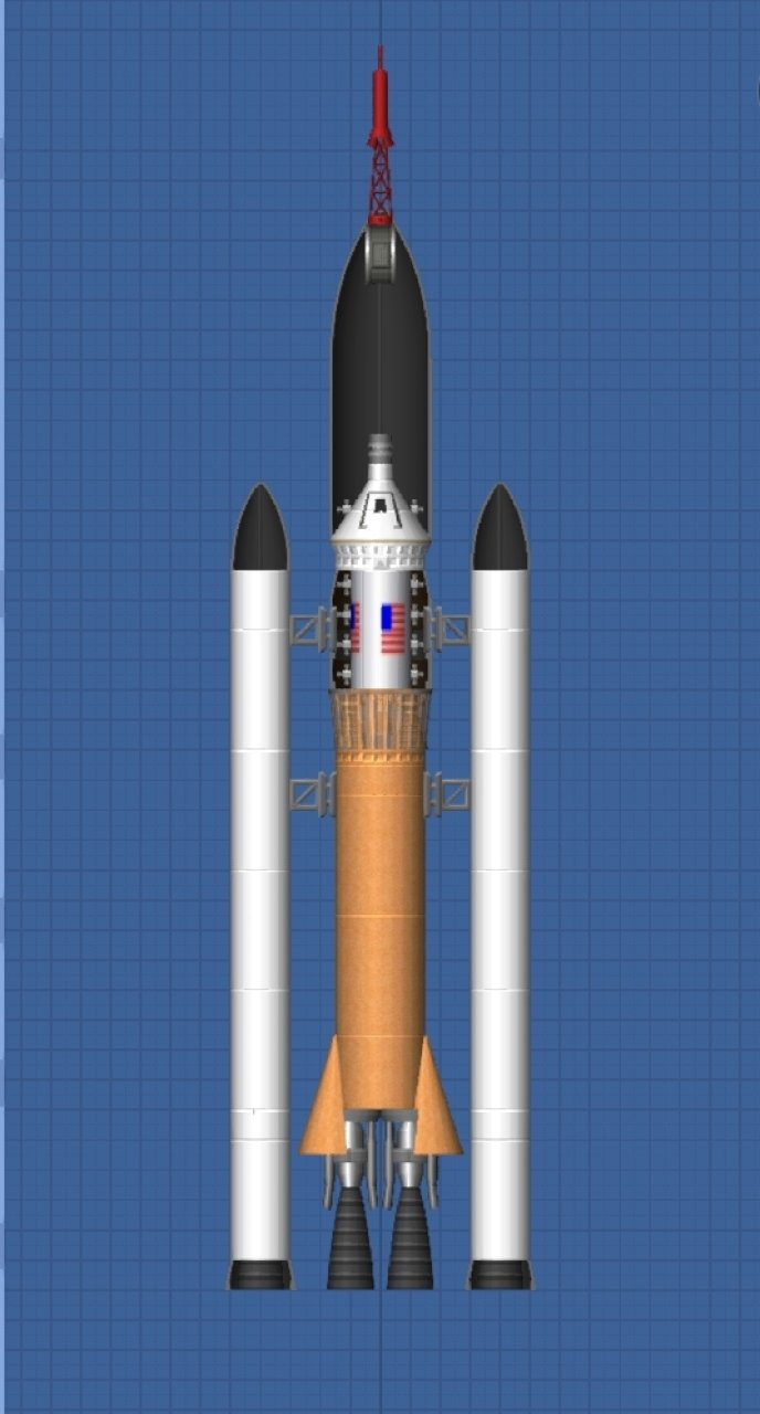 Rocket with cargo Spaceflight Simulator