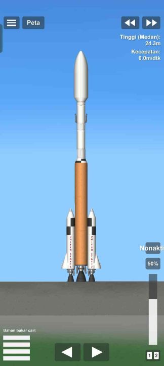 Rocket with rover Blueprint for Spaceflight Simulator / SFS BP