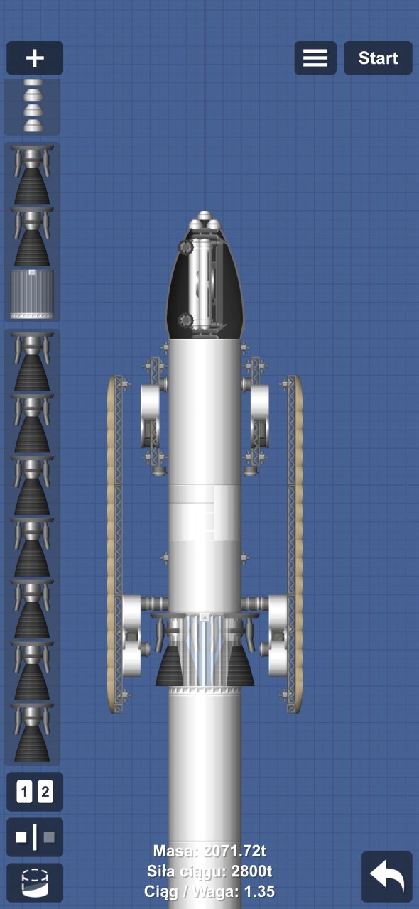 rocket with rover for venus for Spaceflight Simulator