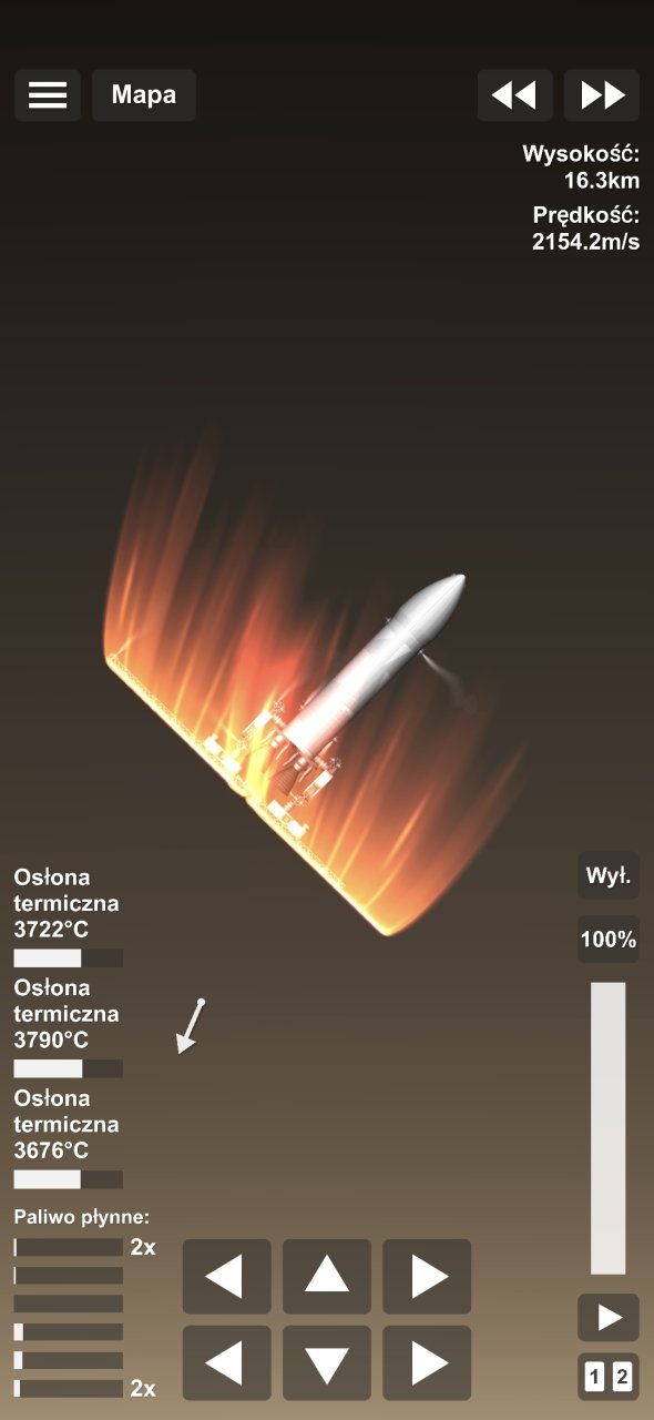 rocket with rover for venus Spaceflight Simulator